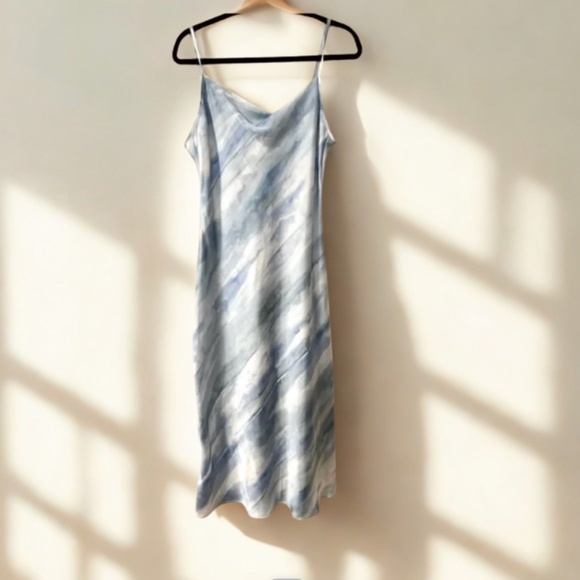 Strappy Satin Midi Dress - Picture 3 of 7